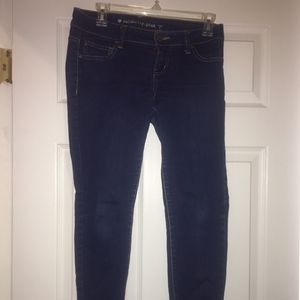 Dark Denim Skinny Jeans- Size 3 Juniors